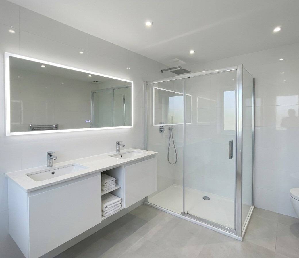 Silema Holiday Flats Apartment Deluxe modern bathroom